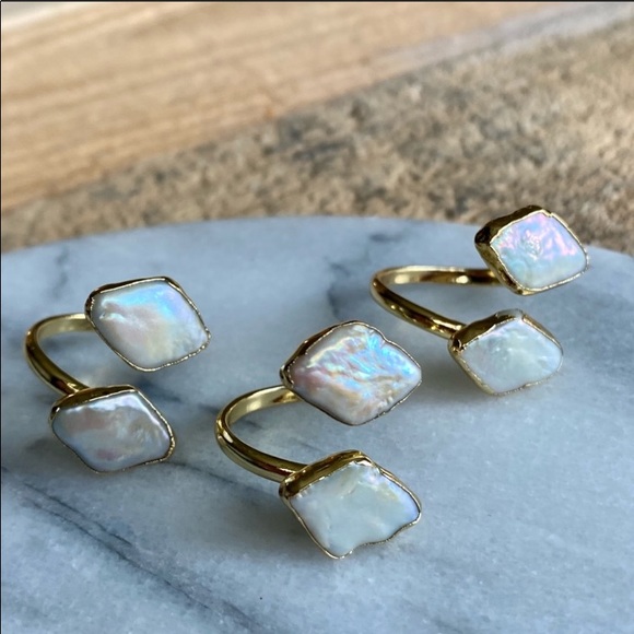 SALE ☃️Natural fresh water Pearl ring - Picture 5 of 13